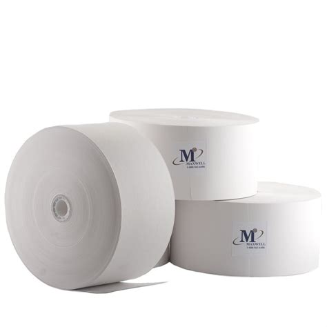 3 1 / 8" (80mm) x 1227' (374m) Thermal Paper (12 rolls / case) - Coated Side Out