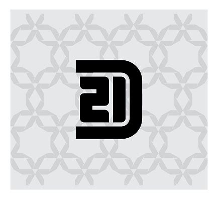 Graphic Symbol For Corporate Business Identity Number 21 And Letter D Logo Design D21 Or 21d ...