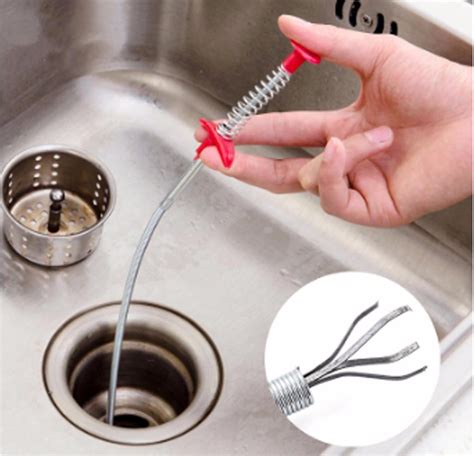 Drain Clean Sink Cleaning Hook Bathroom Floor Drain Sewer Dredge Device Tool: Amazon.co.uk ...