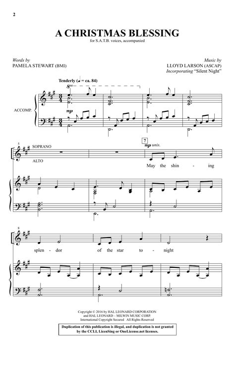 A Christmas Blessing | Sheet Music Direct