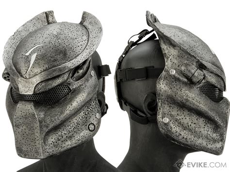 Evike.com R-Custom Fiberglass Wire Mesh "SCAR Predator" Mask Inspired by Predators, Tactical ...