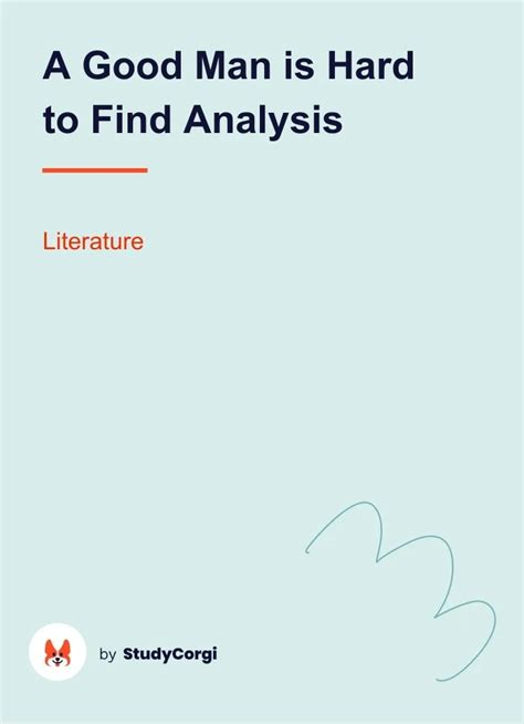 "A Good Man is Hard to Find" Analysis | Free Essay Example