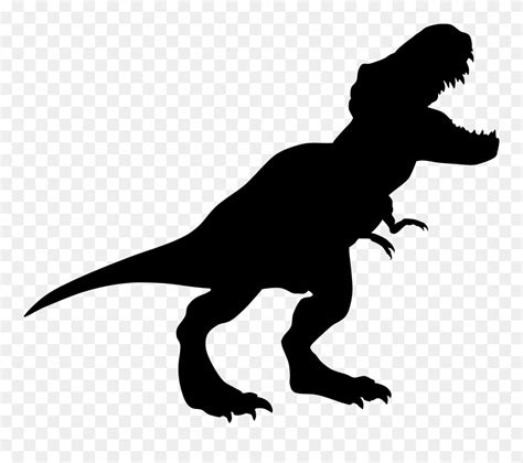 Dinosaur Black Clipart - Png Download (#5209631) - PinClipart