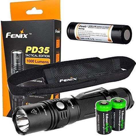 EdisonBright Fenix PD35 TAC 1000 Lumen 2018 CREE LED Tactical ...