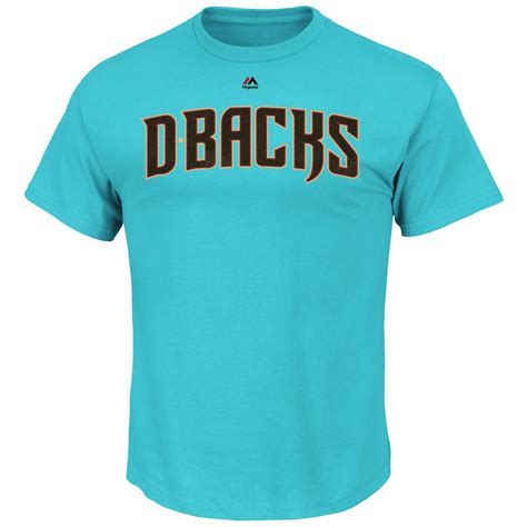 MLB Arizona Diamondbacks Majestic Alternate Home Wordmark T-Shirt ...