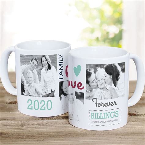 Family Photo Collage Personalized Coffee Mug | GiftsForYouNow