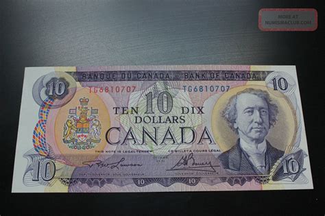 Canadian 1971 $10 Bill. The Bill Is, Crisp & Uncirculated.