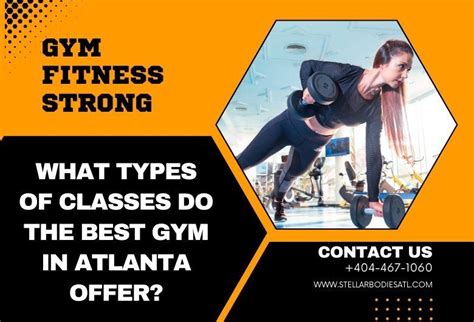 What types of classes do the best gym in Atlanta offer?