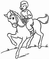 Horseback Riding Coloring Pages sketch template