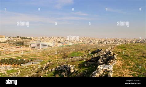 Palestinian town in the Ramallah district in the West Bank, Palestine ...