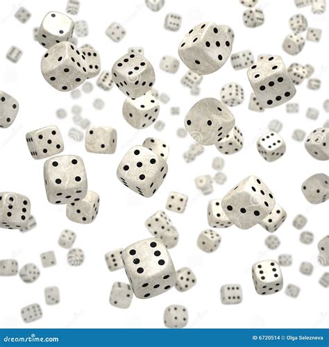 Falling dice stock illustration. Illustration of gambling - 6720514