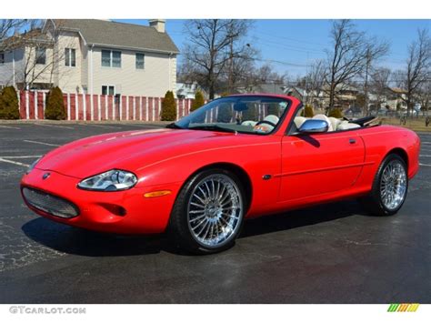 1999 Phoenix Red Jaguar XK XK8 Convertible #91851593 Photo #3 | GTCarLot.com - Car Color Galleries