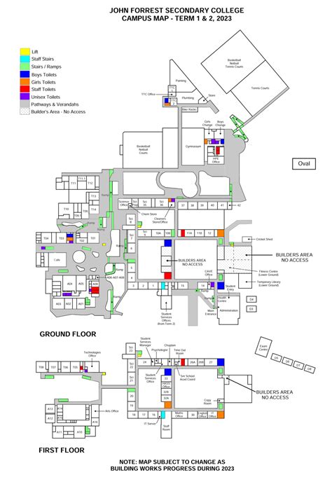 Campus Map - John Forrest Secondary College