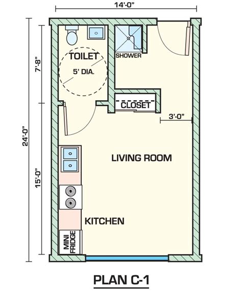 Efficiency Apartment Floor Plans - Wood Flooring Or Laminate Which Is Best