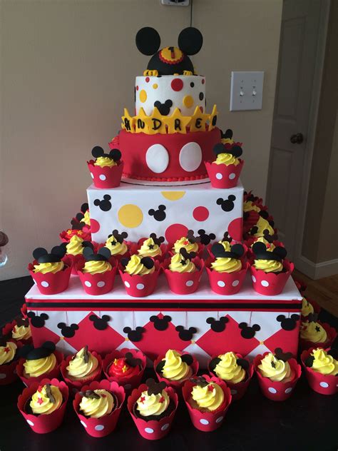 Mickey Mouse 1st Birthday Cake - Birthday Cake Images