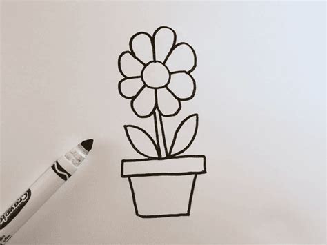 Cute Easy Drawings Of Flowers