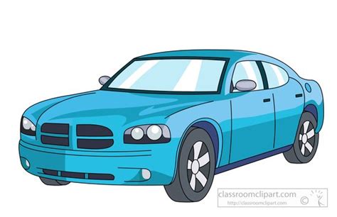 Automobiles Clipart - blue-dodge-charger-automobile-clipart - Classroom ...