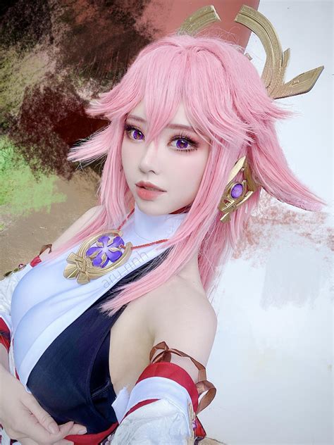 My Yae Miko Cosplay! : Genshin_Impact