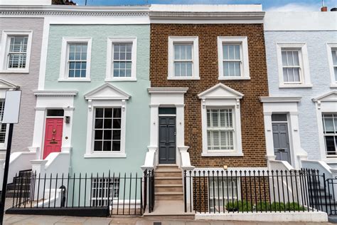 The best areas in the UK for single people to buy their first home | Row house, London terrace ...