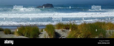 Oregon Coast near California border Stock Photo - Alamy