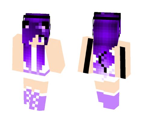 Download Cute Purple Girl Minecraft Skin for Free. SuperMinecraftSkins