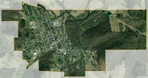 Map of Butler village, Ohio