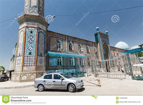 Beautiful Haji Yaqub Mosque in Dushanbe Editorial Stock Image - Image of temple, capital: 104606599