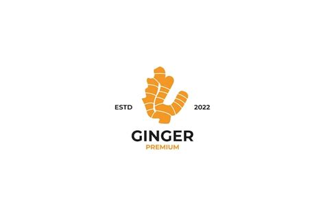 Premium Vector | Ginger logo design vector template illustration