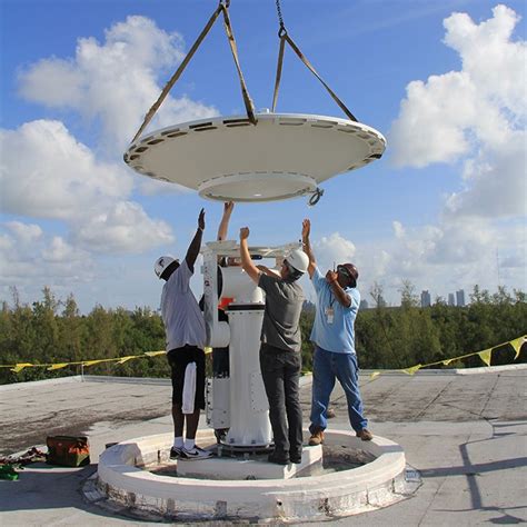 X-Band Satellite Receiver Installation – NOAA's Atlantic Oceanographic and Meteorological Laboratory