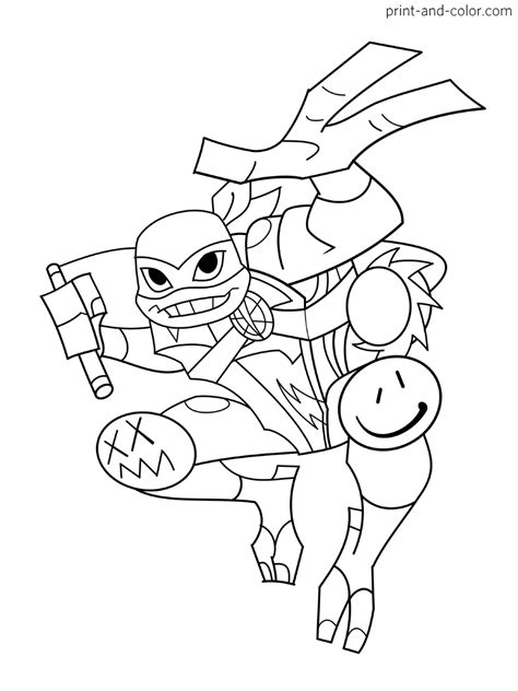 Rise of Teenage Mutant Ninja Turtles coloring pages | Print and Color.com