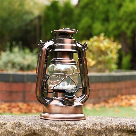 PK Green Set of 2 LED Hurricane Lamps | Vintage Storm Lantern Lights ...