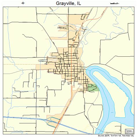 Grayville Illinois Street Map 1731165