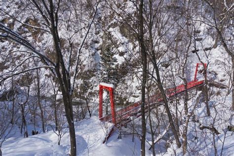 Jozankei Onsen in Winter, Japan Stock Photo - Image of seasonal, snow: 134680958