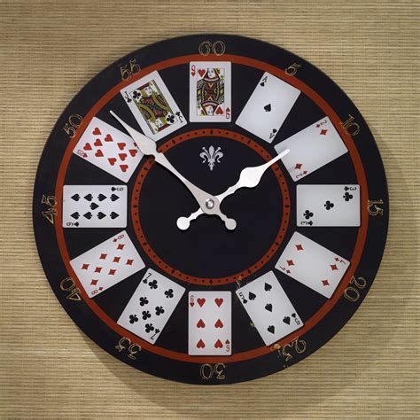 Playing Cards Clock | Bits and Pieces