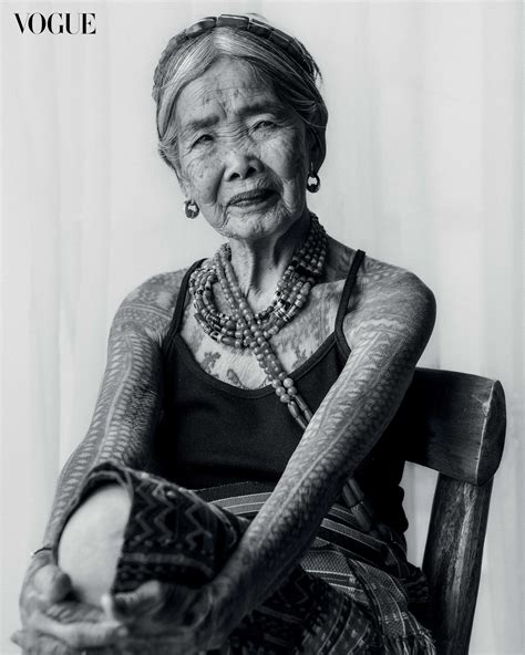 106-year-old Indigenous tattoo artist Apo Whang-Od becomes Vogue's oldest cover star - Good ...