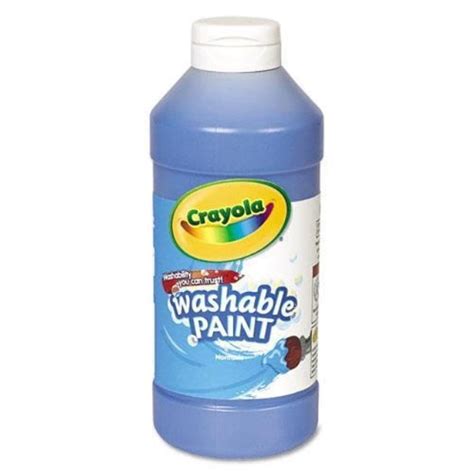 crayola 542016042 washable paint, blue, 16 oz - Walmart.com - Walmart.com