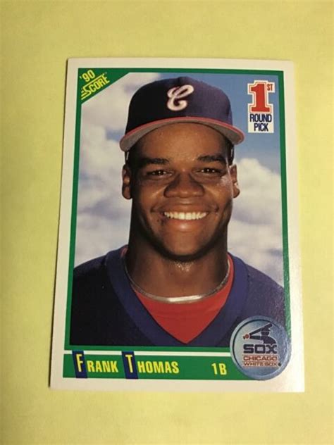 1990 Score #663 Frank Thomas ROOKIE Card NM-MINT 914 | eBay