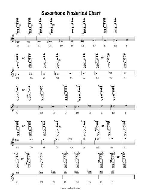 notation - Alto saxophone fingering for notes written below the staff - Music: Practice & Theory ...