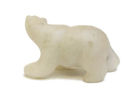 Vintage White Polar Bear Figurine