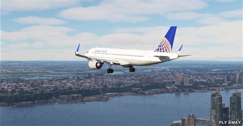 United Airlines Airbus A320 Livery for MSFS