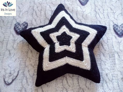 STAR PILLOW Crochet Pattern and Tutorial Star Cushion | Etsy