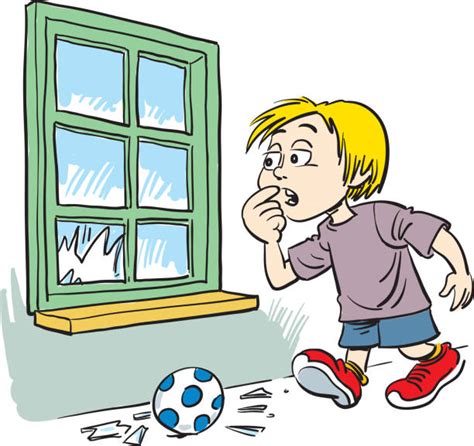 Kids Breaking Window Illustrations, Royalty-Free Vector Graphics & Clip ...