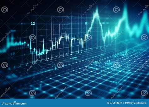 Graphs of Profit and Loss. Financial Indicators, Economics. Global Economy Concept. Generative ...