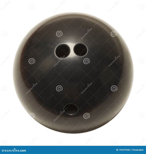 Black Bowling Ball stock photo. Image of front, blank - 79379768