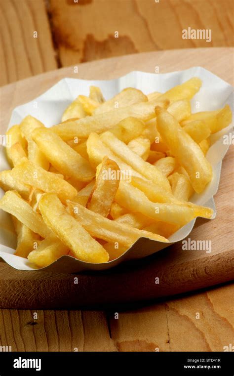 some chips with salt Stock Photo - Alamy