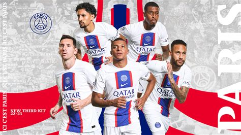 Paris Saint-Germain unveils its third kit for the 2022-2023 season ...