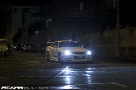 Nissan Skyline GTR Lights Night HD wallpaper | cars | Wallpaper Better