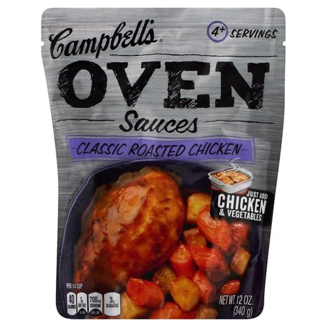 Campbell's Classic Roasted Chicken Oven Sauces - Shop Gravy at H-E-B