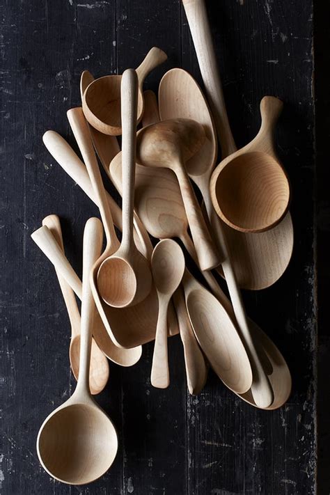 28 Delicate Beautiful Wooden Kitchen Utensils