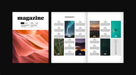 Premium Adobe InDesign Magazine Template in the Size of A4